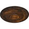 Ekena Millwork Bailey Ceiling Medallion (Fits Canopies up to 4"), Hand-Painted Rust, 18 1/8"OD x 3/4"P CM19BIRUS - alternate 2